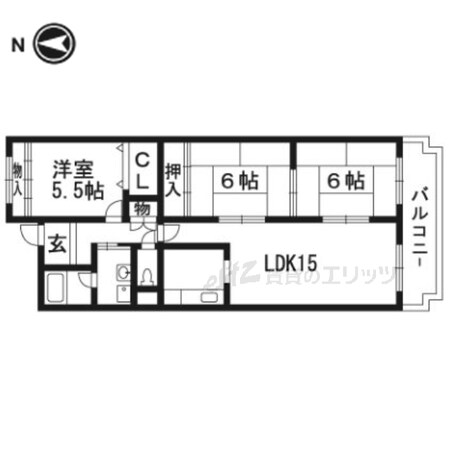 ルノン茨木の物件間取画像